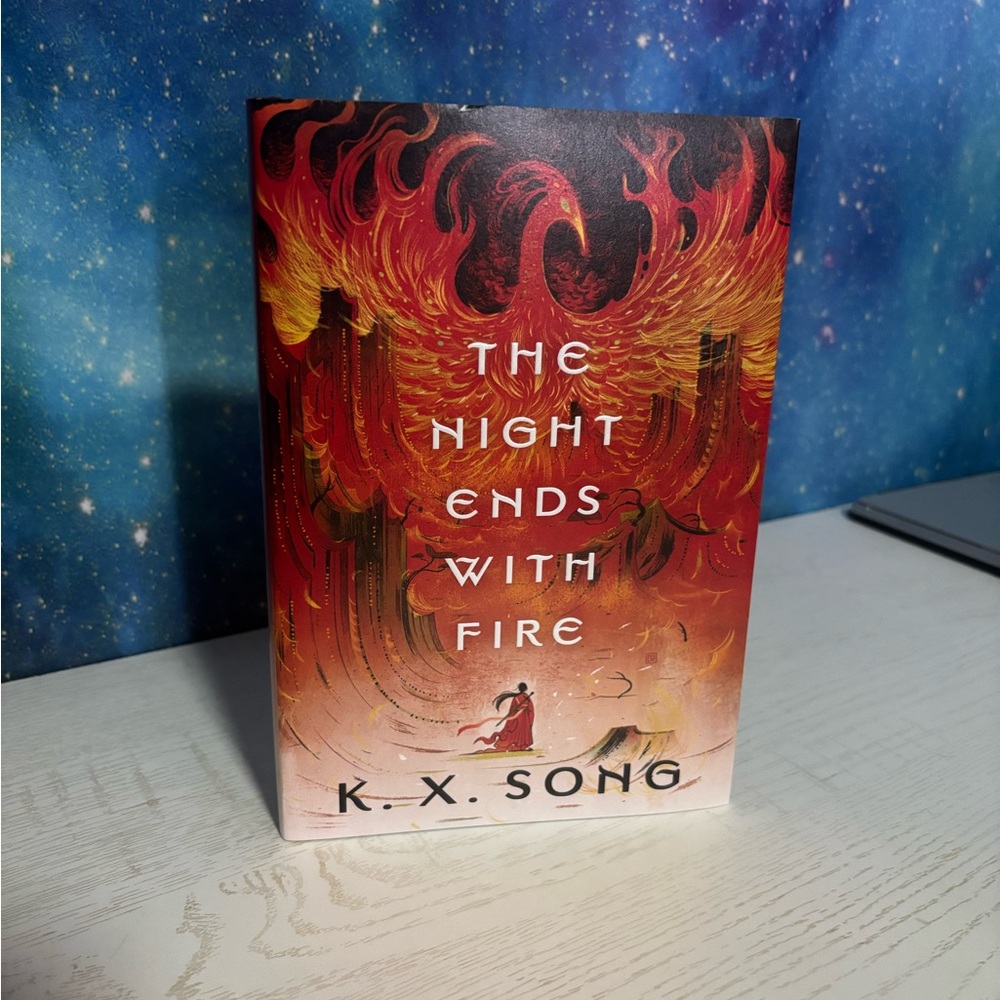 The Night Ends With Fire Book.